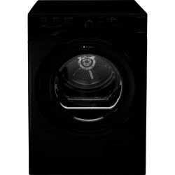 Hotpoint TCFS83BGK 8Kg Aquarius Sensor Condenser Tumble Dryer in Black